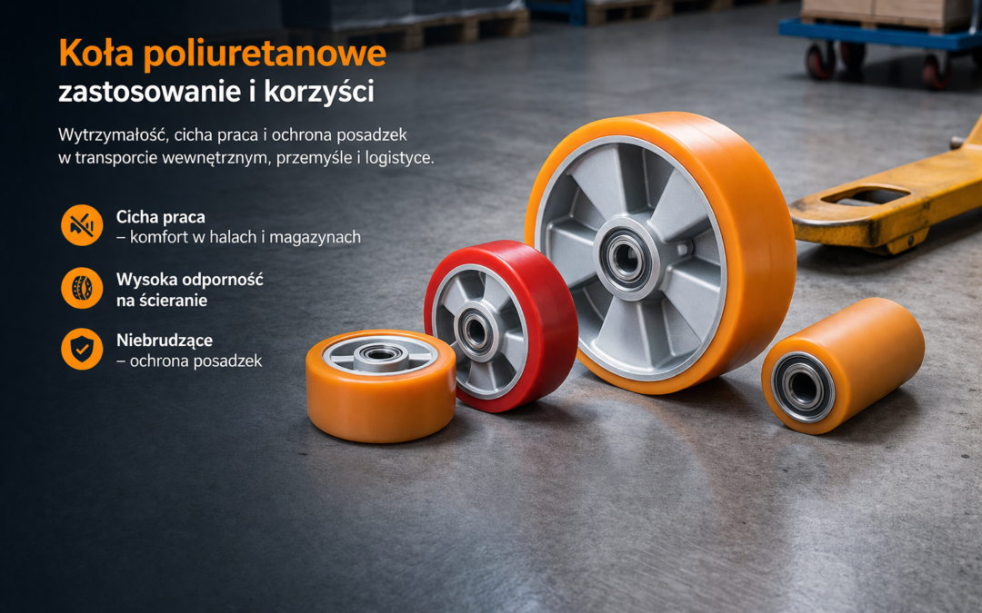 Koła poliuretanowe – zastosowanie i korzyści